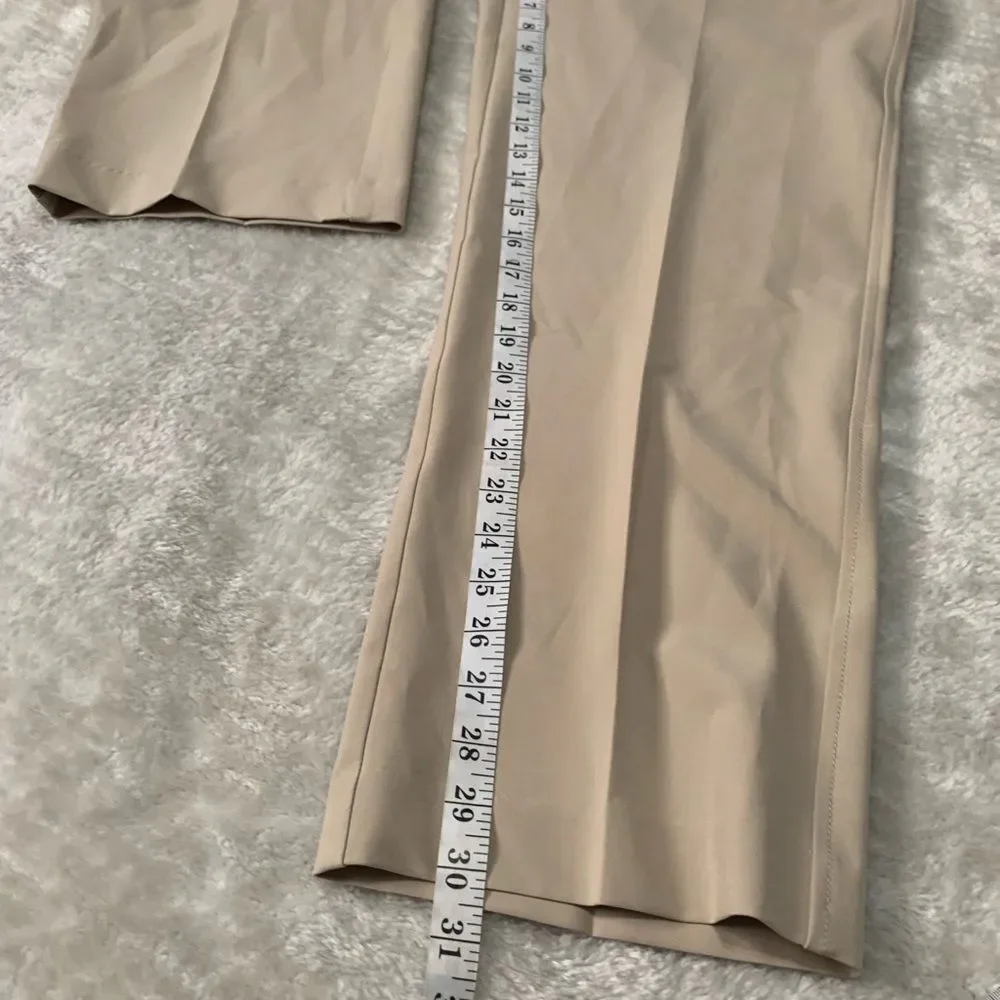 Footjoy FJ Mens Beige Chino Straight Golf Pants Size 34x30‎ Pants Stretch
